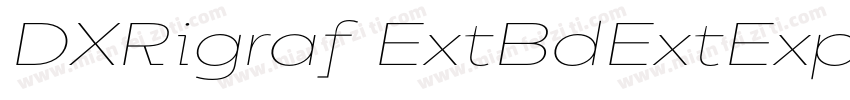 DXRigraf ExtBdExtExp字体转换